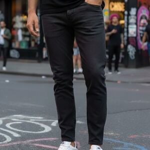 HUGO Boss🍊ORANGE Charcoal SLIM FIT Jeans Size 32R